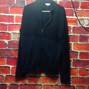 Vintage Calvin Klein zip up sweater L
